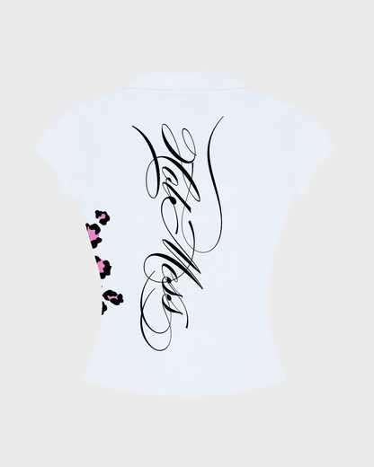 HOT MESS POLO (WHITE)
